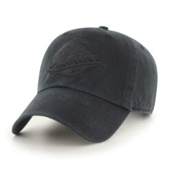 '47 BRAND Vancouver Canucks 47 Brand NHL Clean Up Tonal Adjustable Hat - Vintage Skate Black