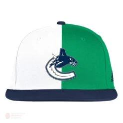 Vancouver Canucks Adidas NHL Reverse Retro Flat Brim Snapback Hat