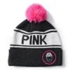 Pink Whitney Pom Toque