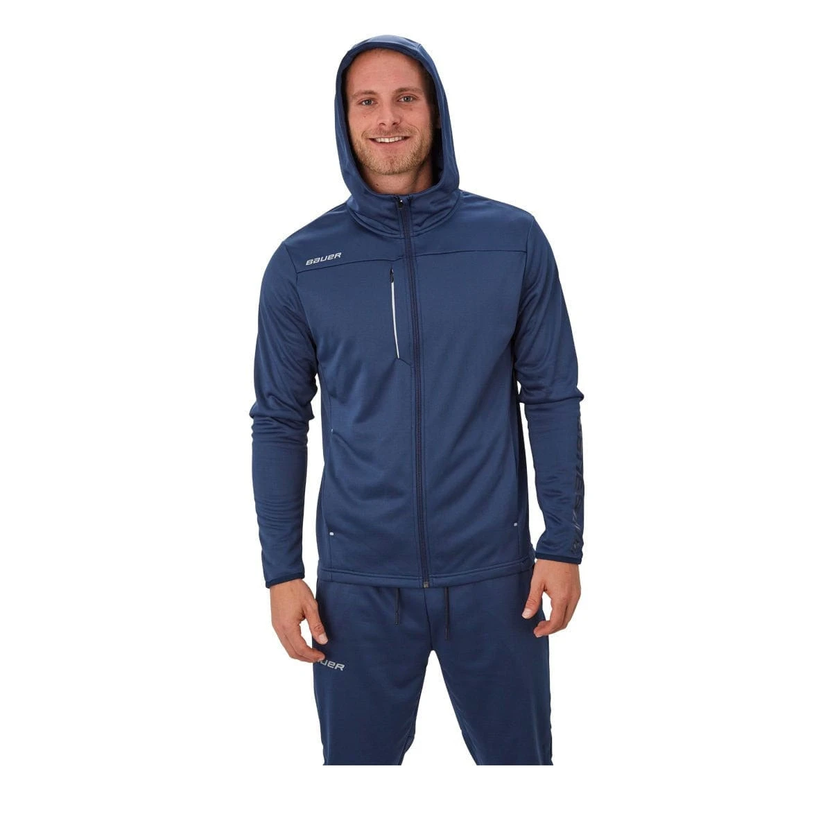 Bauer Vapor Fleece Zip Junior Hoodie - Image 2