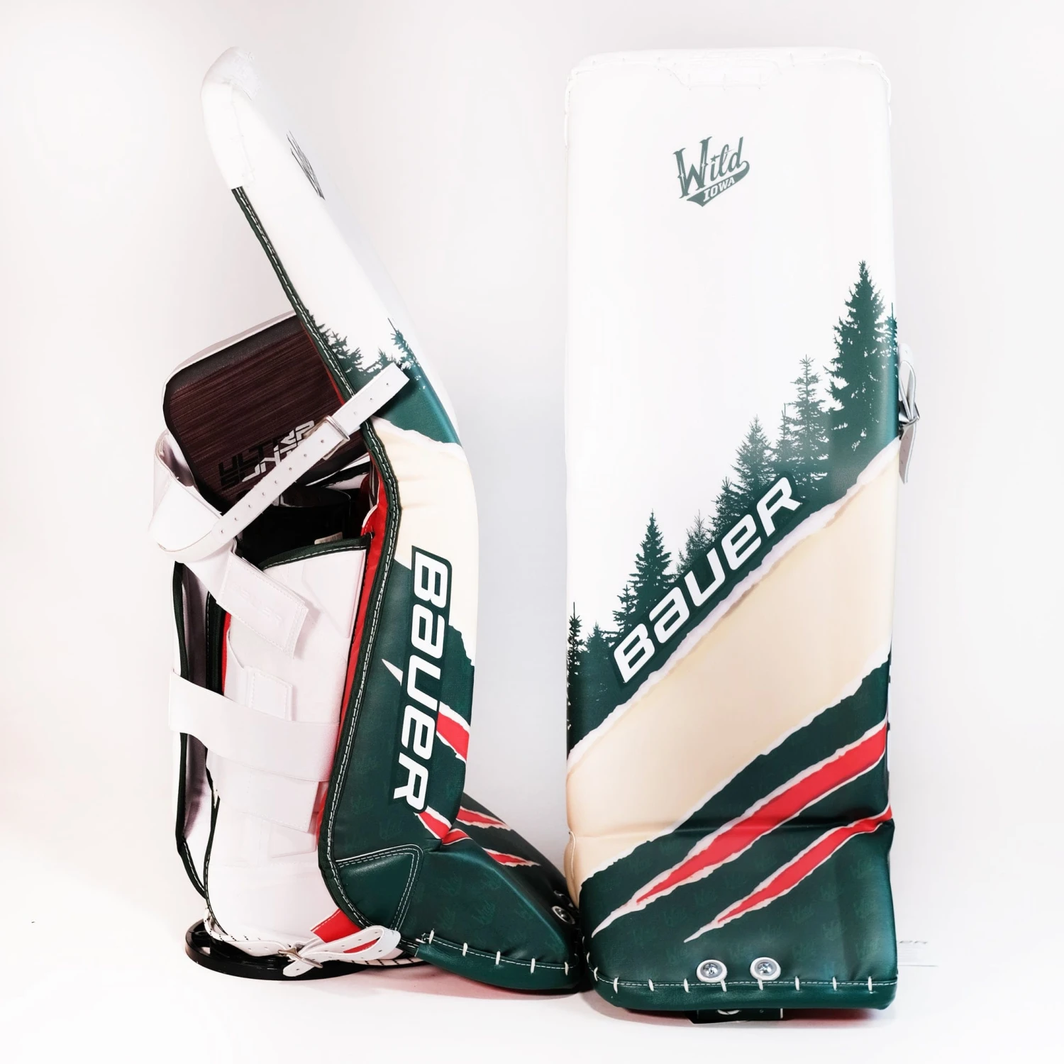 Bauer Supreme Pro Custom Senior Goalie Leg Pads - Hunter Jones - Image 2