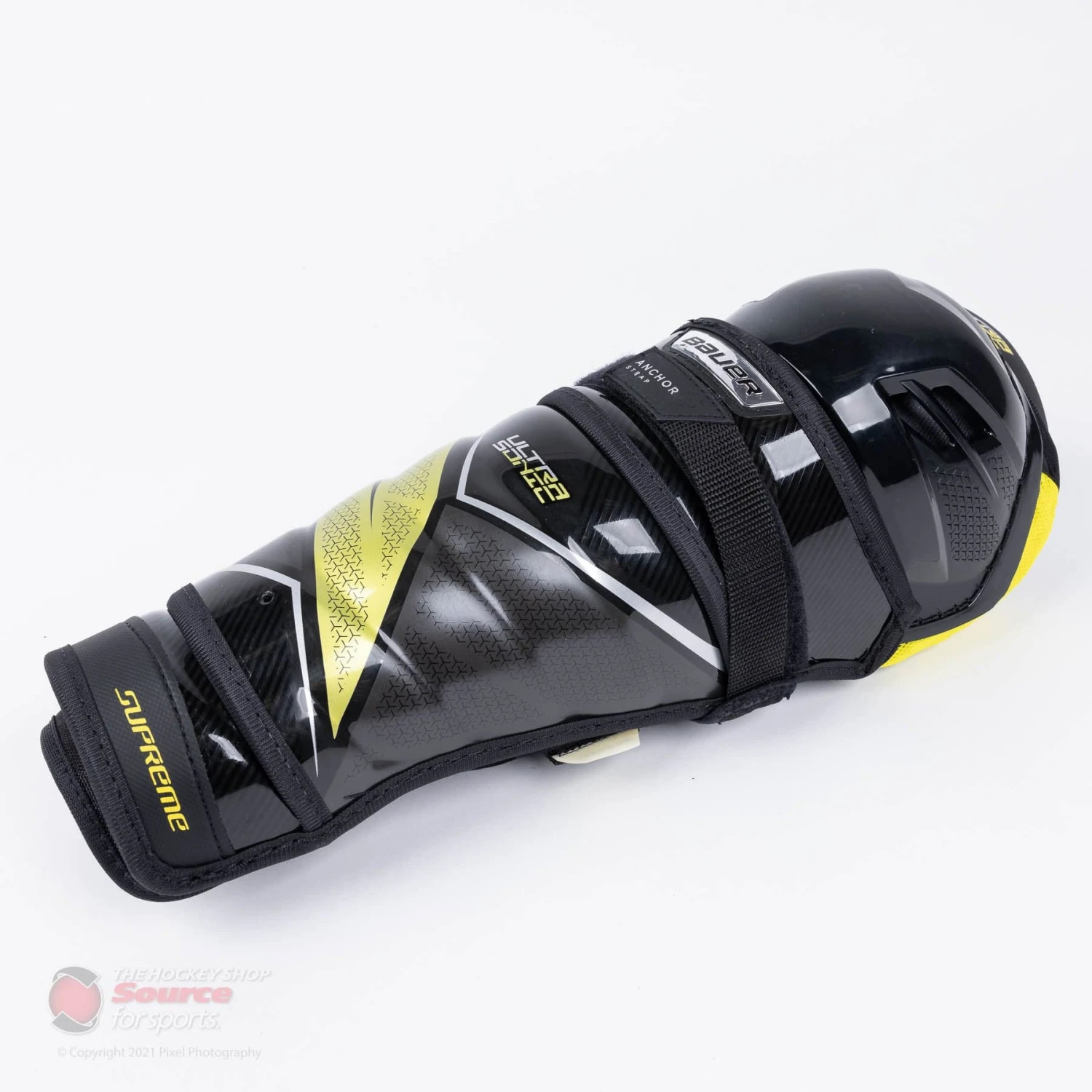 Bauer Supreme UltraSonic Intermediate Hockey Shin Guards - Image 2