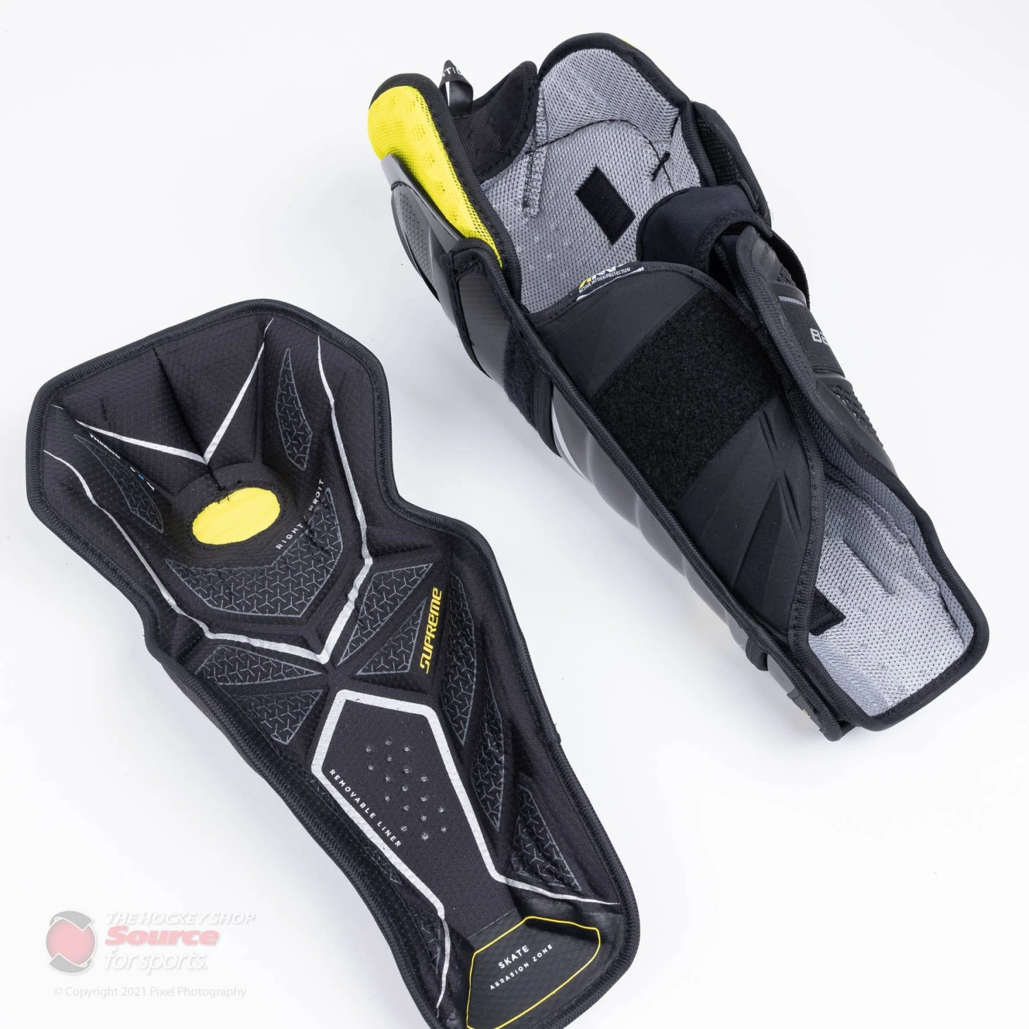 Bauer Supreme UltraSonic Intermediate Hockey Shin Guards - Image 17