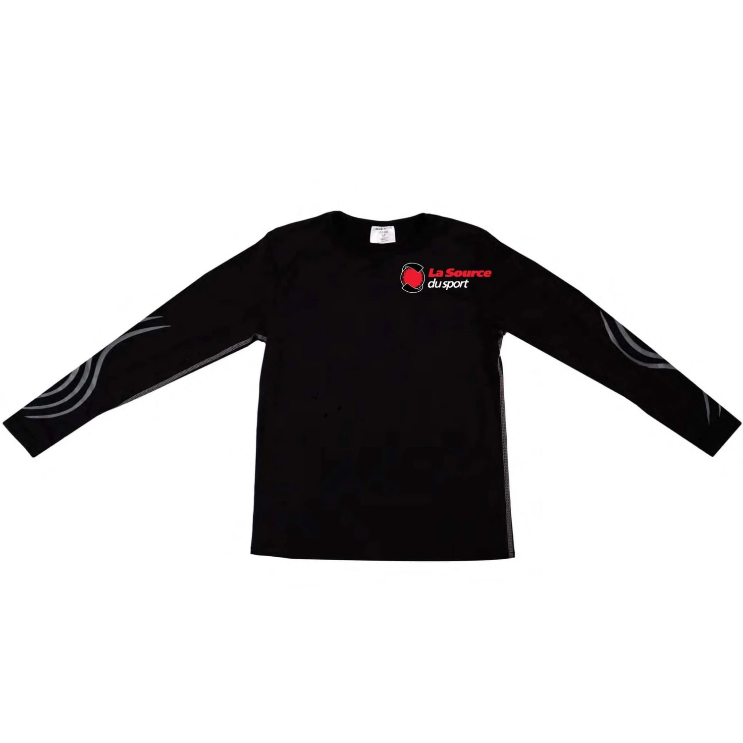 Blue Sports Compression Longsleeve Junior Shirt - French Logo - Image 2