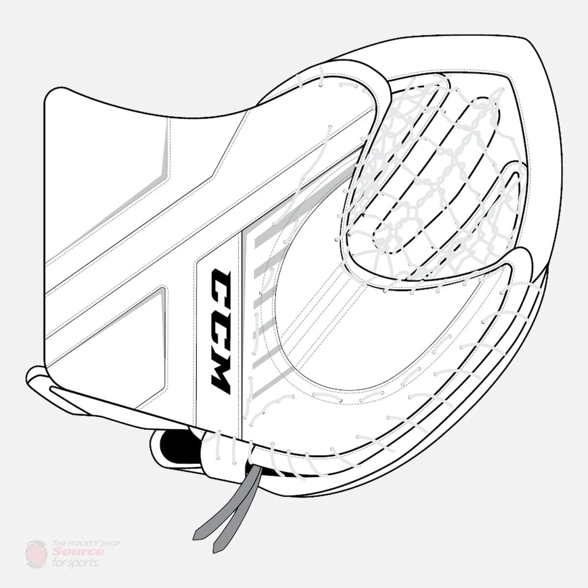 CCM Axis A1.9 Intermediate Goalie Catcher - Image 11