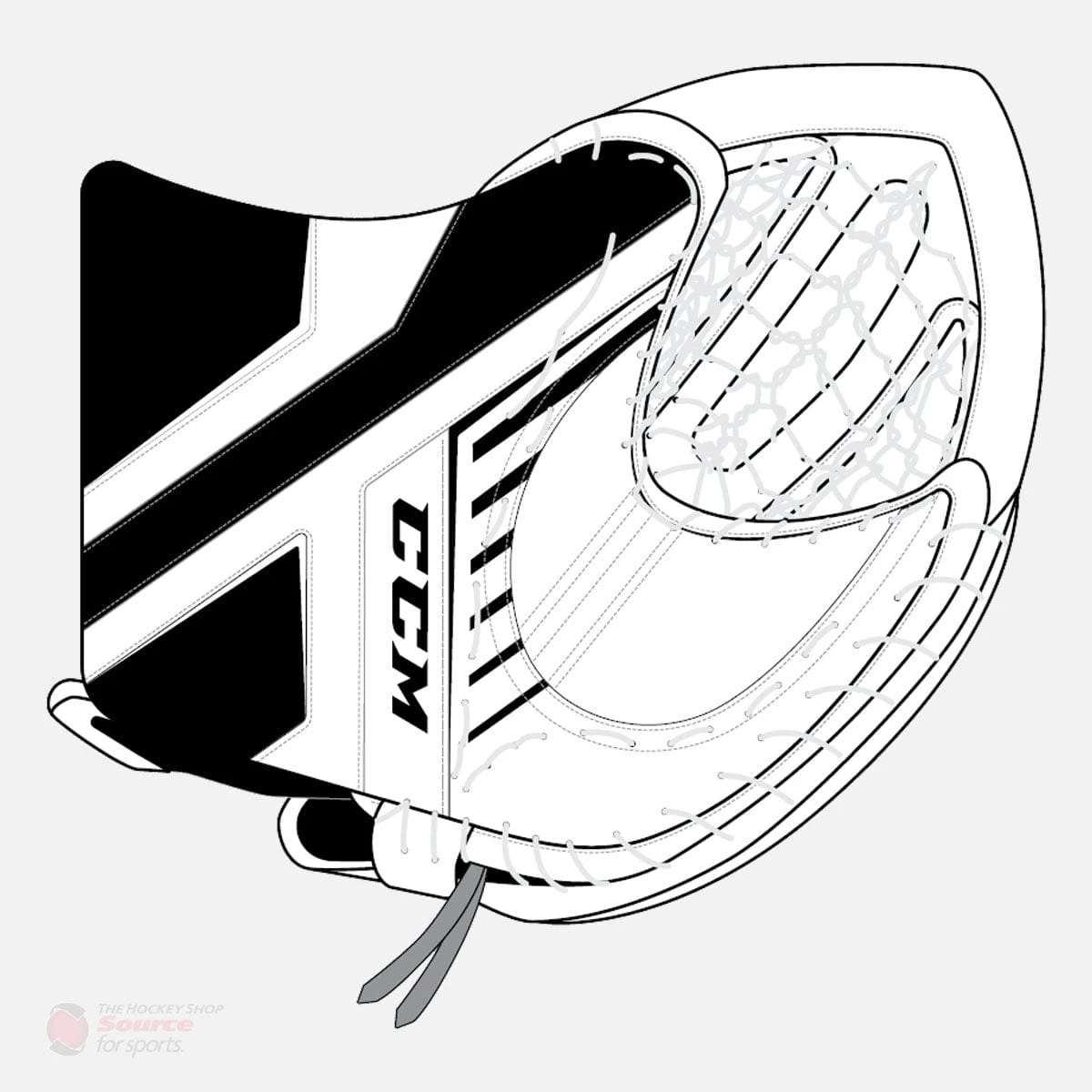 CCM Axis A1.9 Senior Goalie Catcher - Image 15