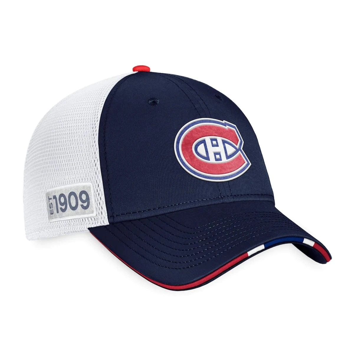 Montreal Canadiens Fanatics Authentic Pro Draft Structured Trucker Hat - Image 3