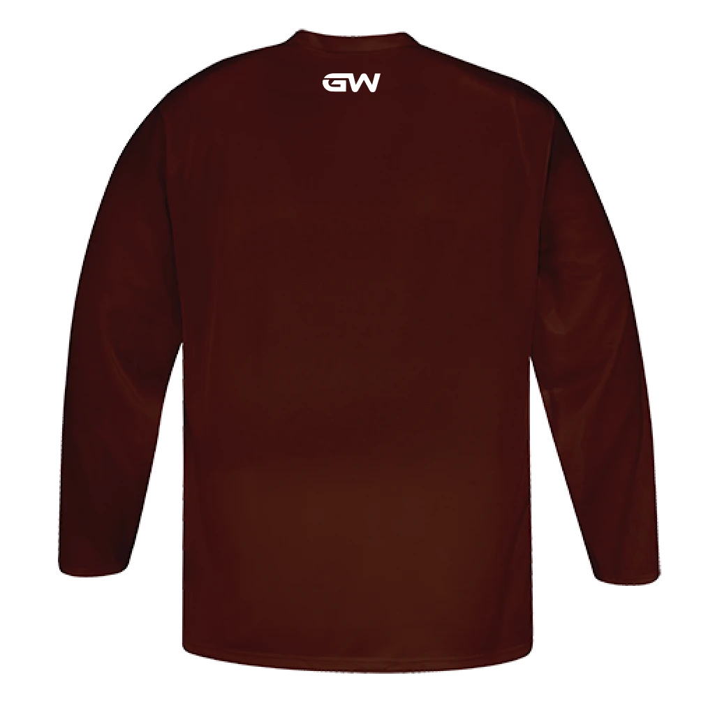 GameWear GW5500 ProLite Series Junior Hockey Practice Jersey - Maroon - Image 2