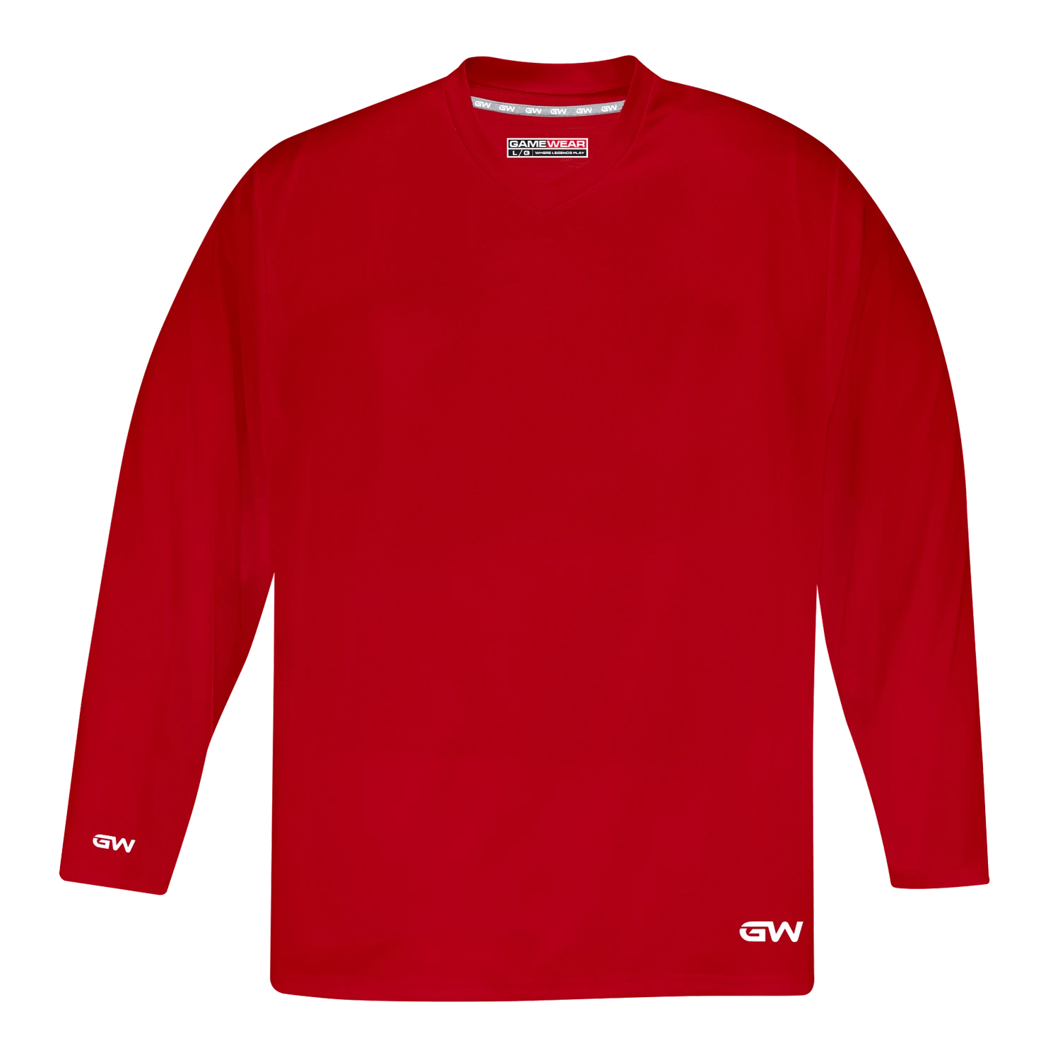 GameWear GW5500 ProLite Series Junior Hockey Practice Jersey - Red