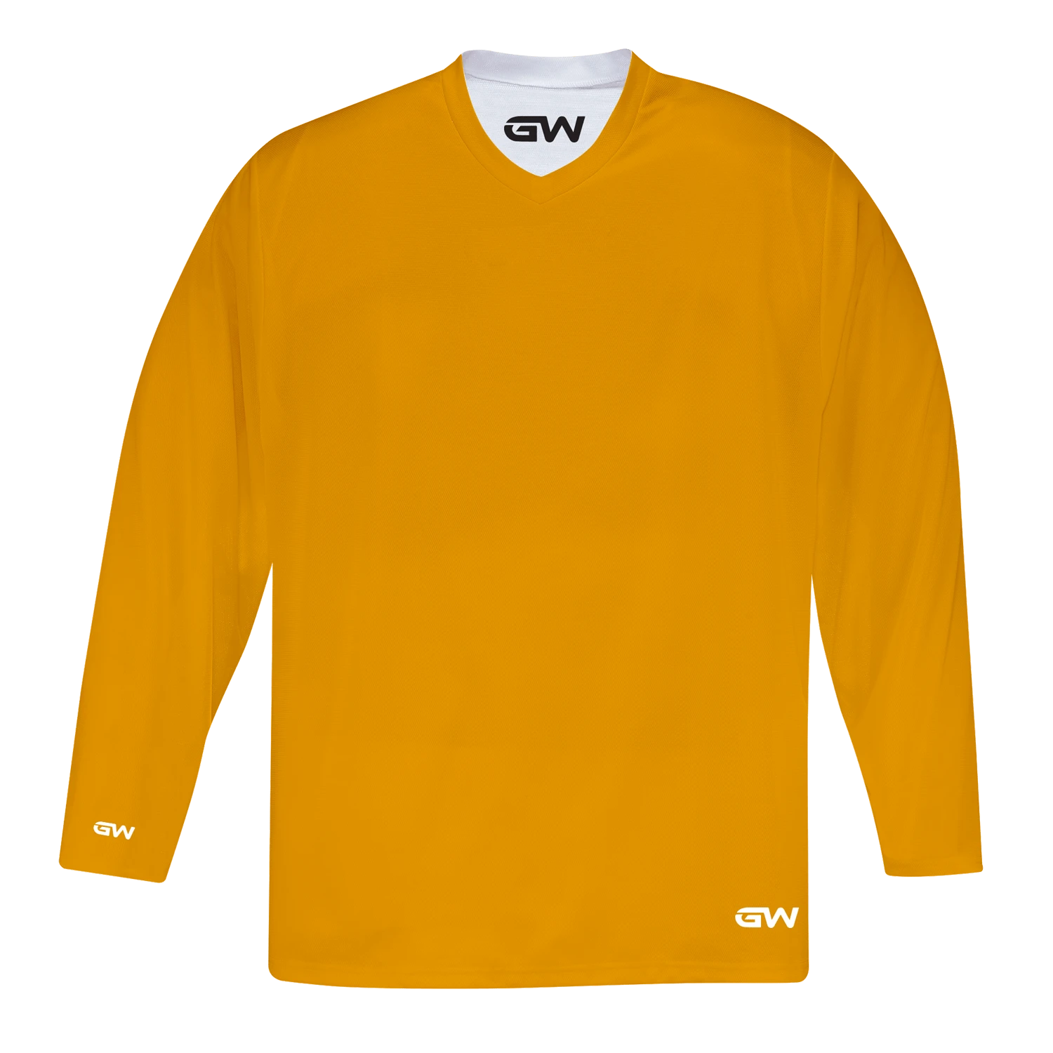 GameWear GW7500 ProLite Series Reversible Senior Hockey Practice Jersey - Yellow / White