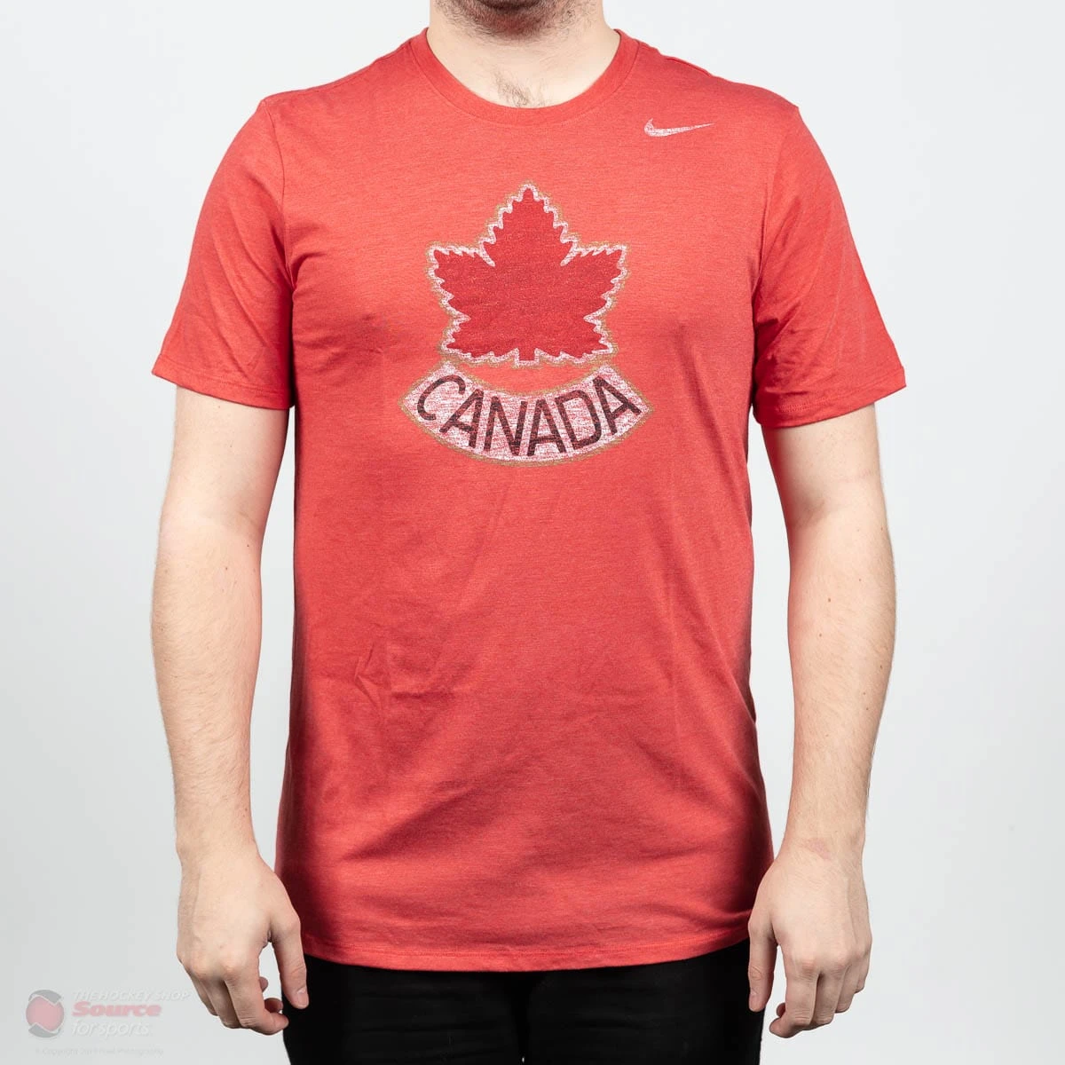 Hockey Canada Nike Distressed Tri-Blend Mens Shirt - Image 12