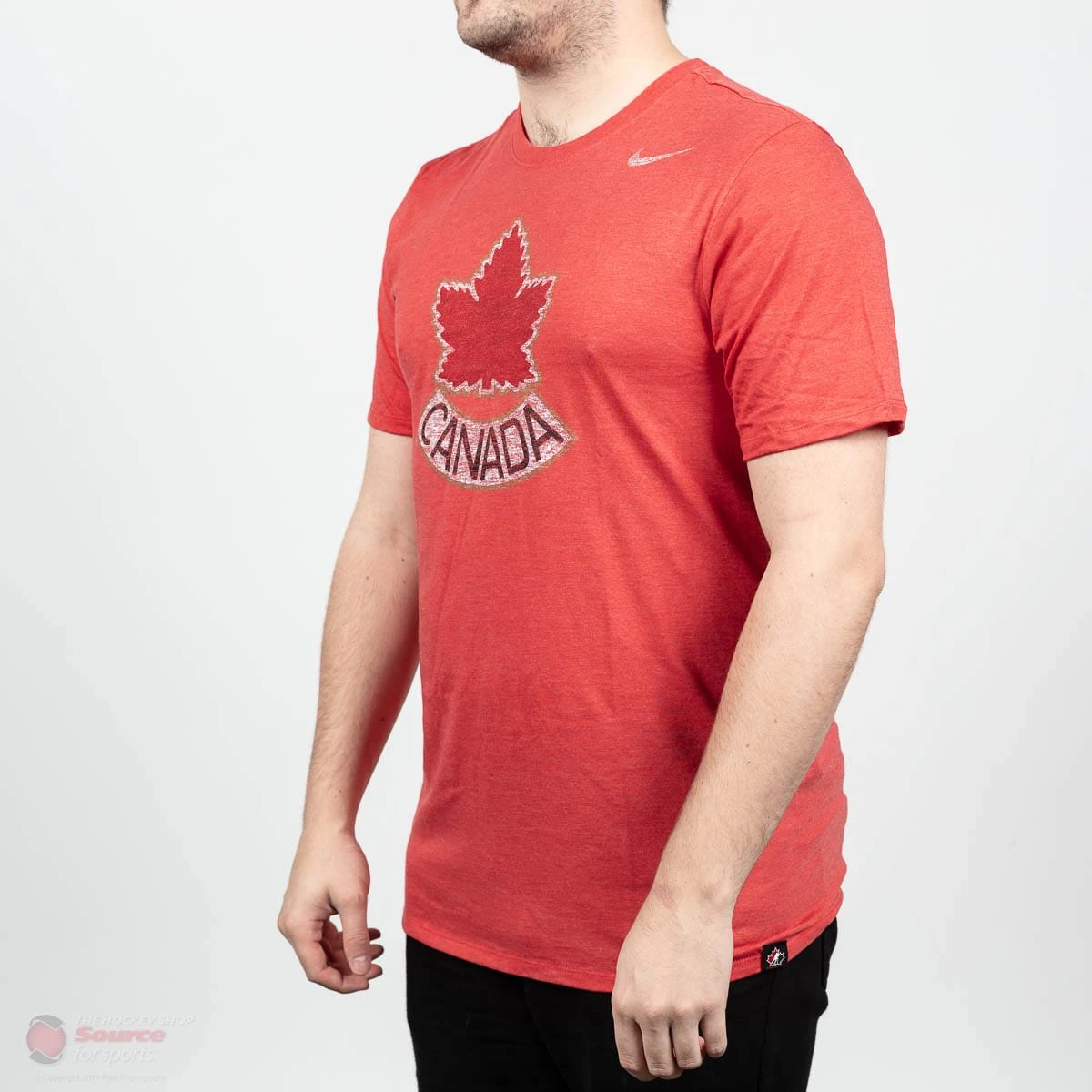 Hockey Canada Nike Distressed Tri-Blend Mens Shirt - Image 13