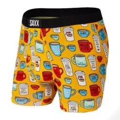 Saxx Ultra Boxers - Yellow Mug Life