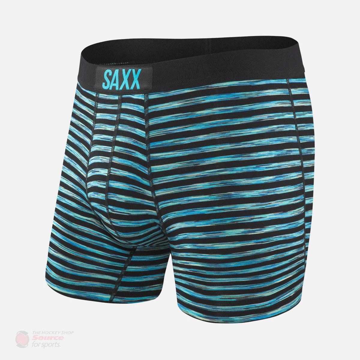 Saxx Vibe Boxers - Black Space Hiker Stripe - Image 2