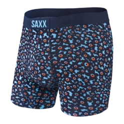 Saxx Vibe Boxers - Blue De La Floral