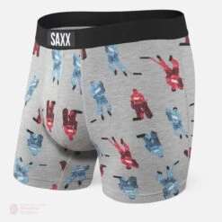 Saxx Vibe Boxers - Grey Hockey