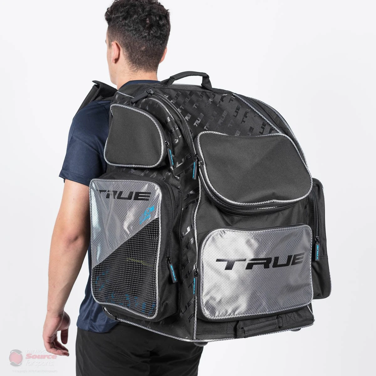 TRUE Senior Backpack Wheel Hockey Bag - Image 13