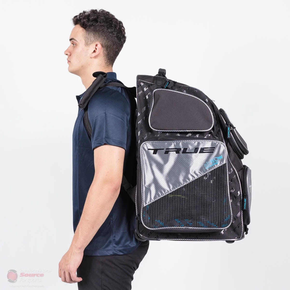 TRUE Senior Backpack Wheel Hockey Bag - Image 14