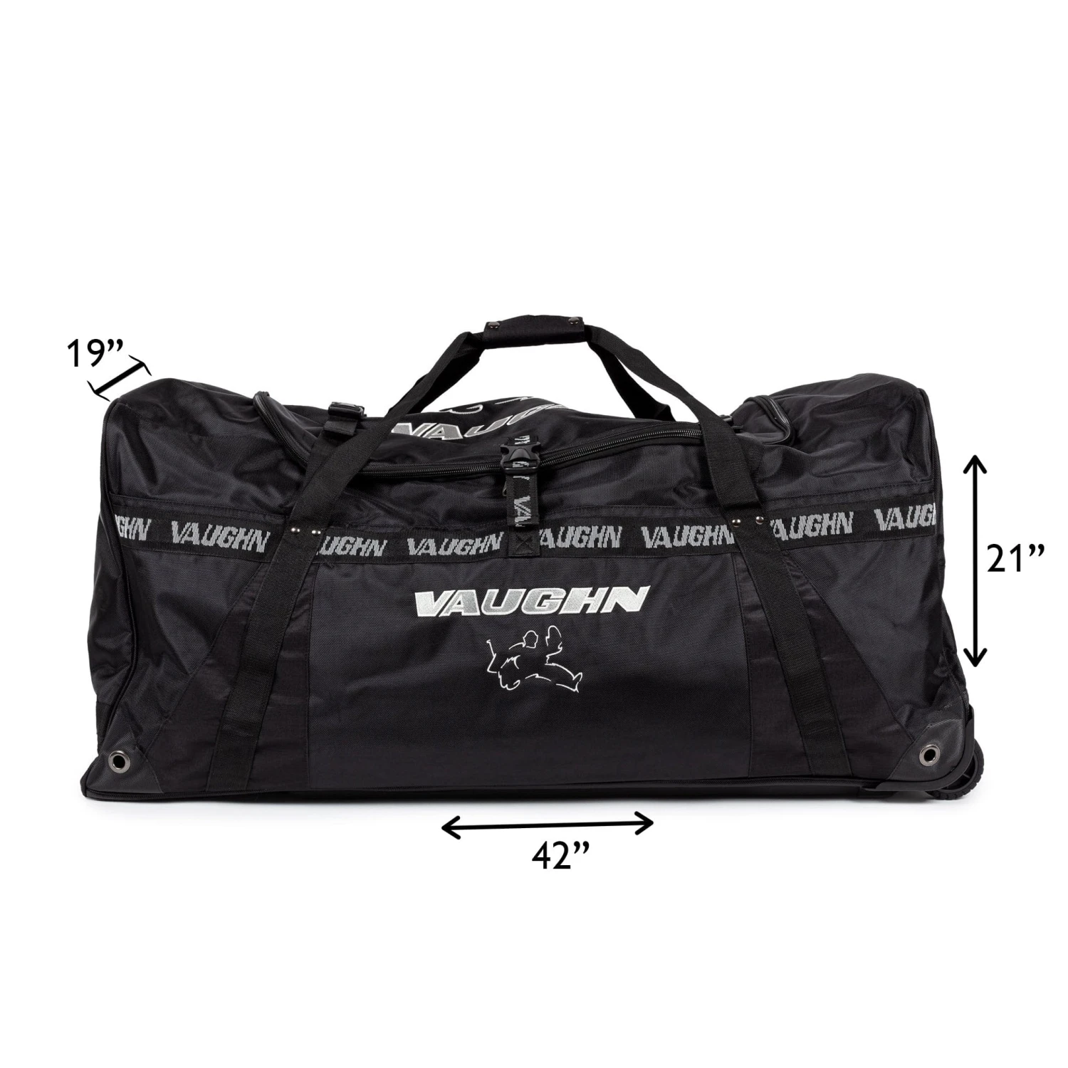 Vaughn Velocity V10 Pro Senior Goalie Wheel Bag - Image 10